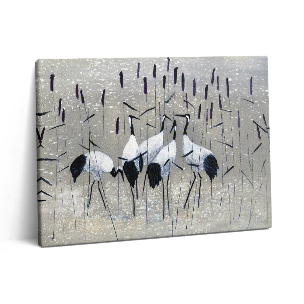 Pictură pe pânză 80x60 Macarale cu stuf