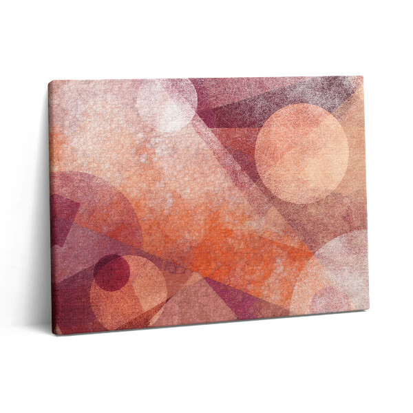 Pictură pe pânză 80x60 Abstracție geometrică