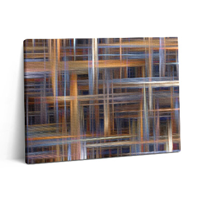 Pictură pe pânză 80x60 Abstractizarea geometriei