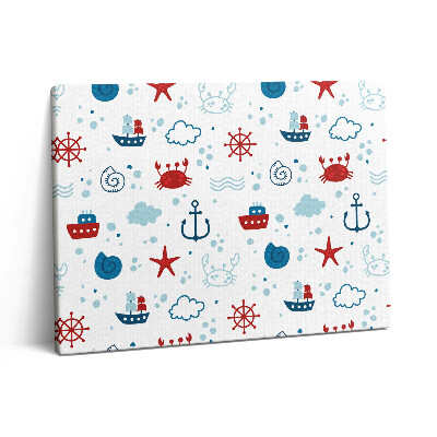 Pictură pe pânză 80x60 Modele nautice nautice