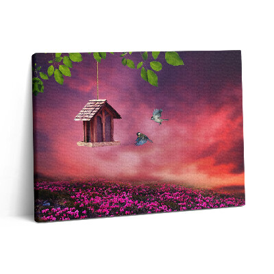 Pictură pe pânză 80x60 Cuşcă