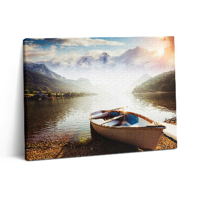 Pictură pe pânză 80x60 Vederi fantastice asupra lacului