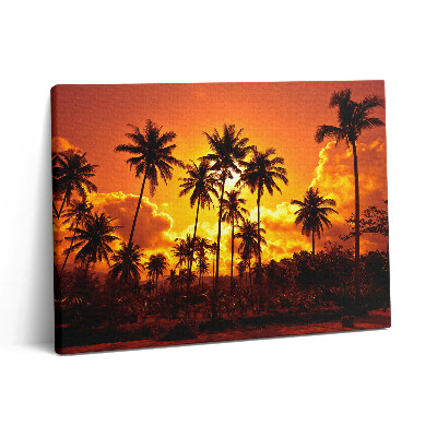 Pictură pe pânză 80x60 Palmieri Thailanda Plaja Klong Prao