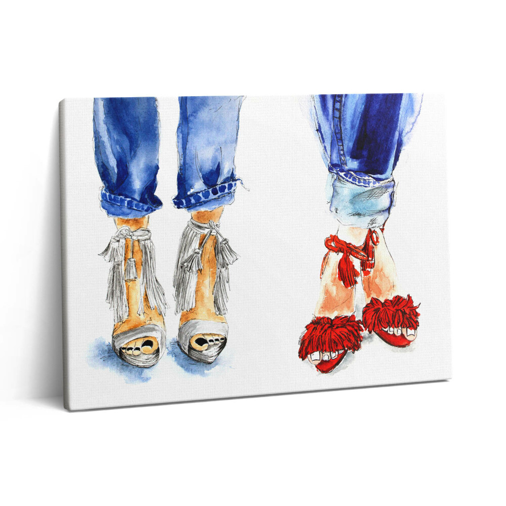 Pictură pe pânză 80x60 Tocuri înalte pentru femei