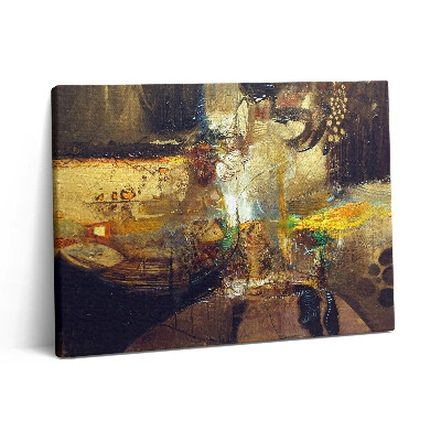 Pictură pe pânză 80x60 Abstracție colorată pictată