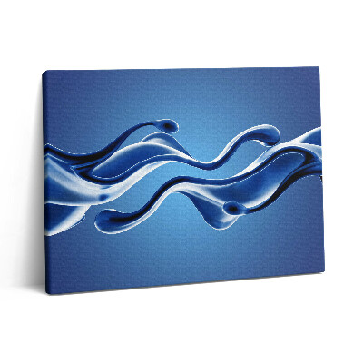 Pictură pe pânză 80x60 Abstracție fluidă