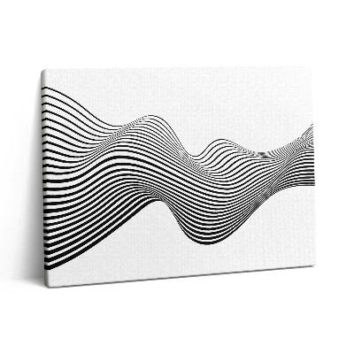 Pictură pe pânză 80x60 Artă optică liniară