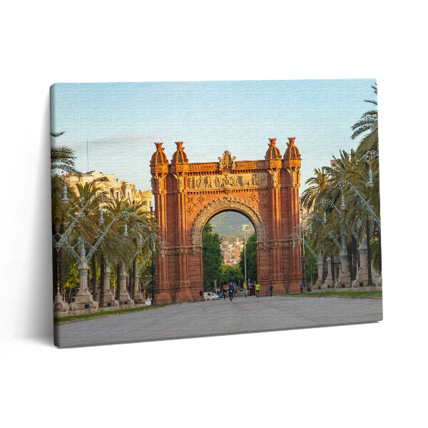 Pictură pe pânză 80x60 Arc de Triomf Barcelona Catalonia