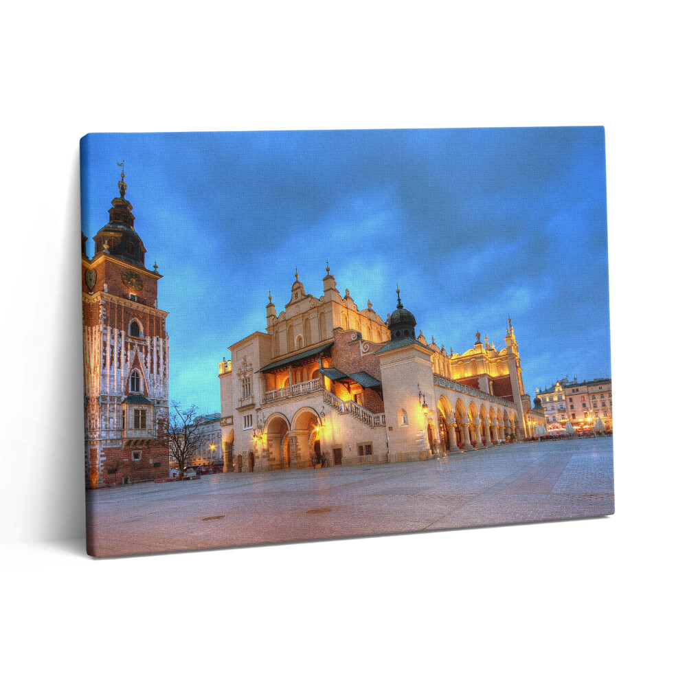 Pictură pe pânză 80x60 Piața Principală a Cracoviei
