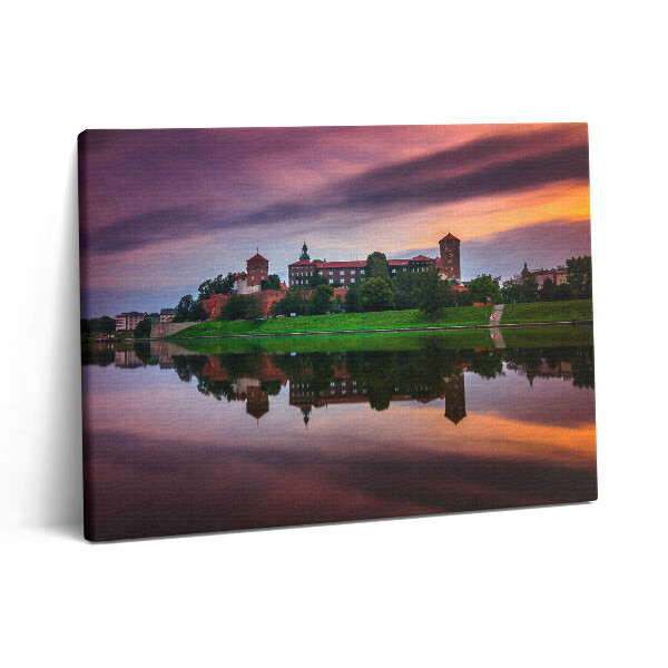 Pictură pe pânză 80x60 Castelul Regal Wawel Est