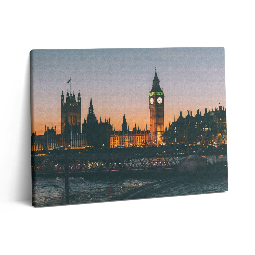 Pictură pe pânză 80x60 Podul Turnului Big Ben Londra