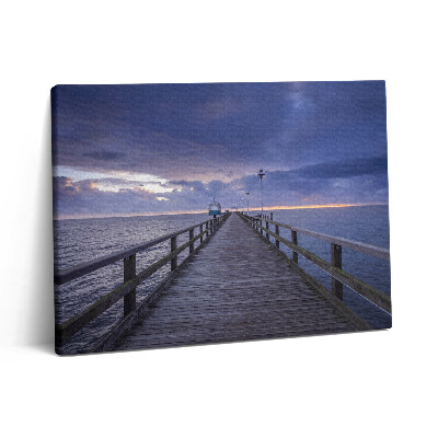 Pictură pe pânză 80x60 Dig pe Marea Baltică