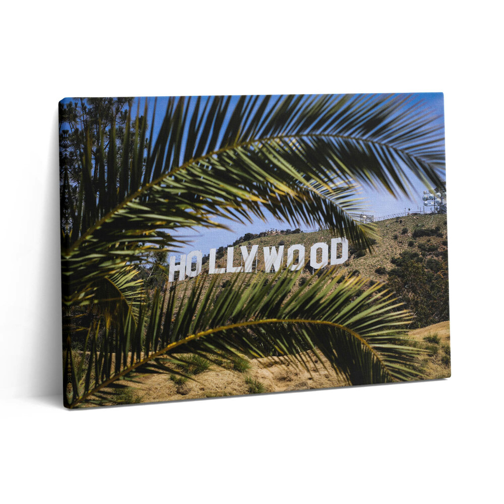 Pictură pe pânză 80x60 Semnul Hollywood din Los Angeles