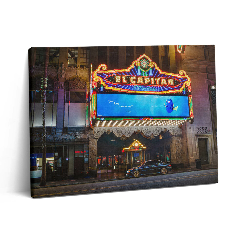 Pictură pe pânză 80x60 Teatrul Ej Capitan din Los Angeles