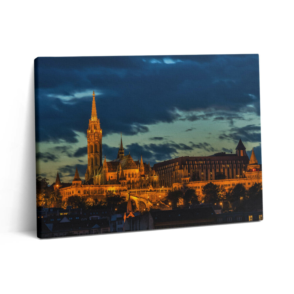 Pictură pe pânză 80x60 Biserica Matthias din Budapesta, Ungaria