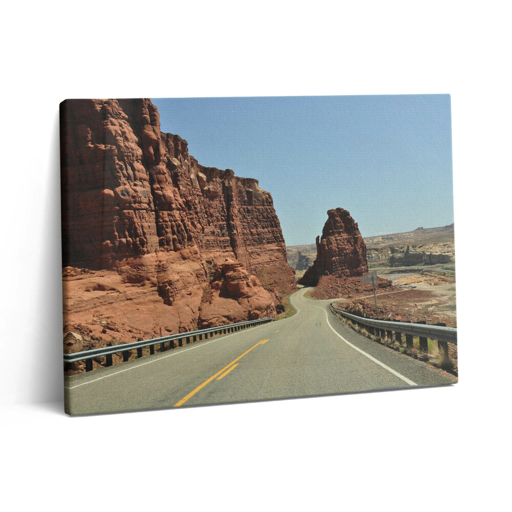 Pictură pe pânză 80x60 Ruta 66 în Statele Unite