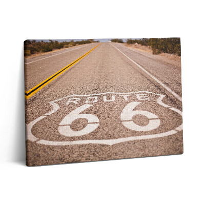 Pictură pe pânză 80x60 Ruta americană 66