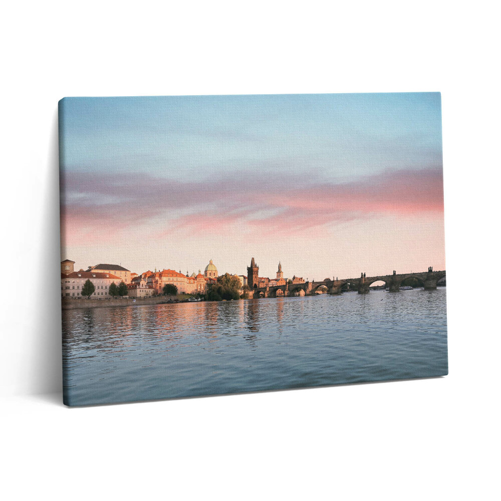 Pictură pe pânză 80x60 Podul Carol din Praga