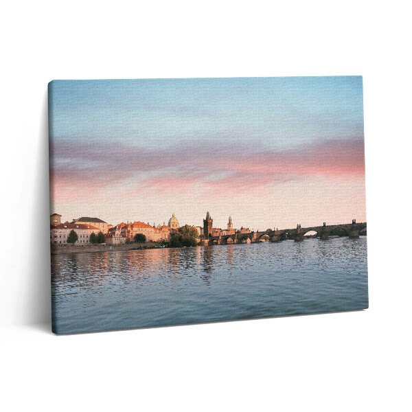 Pictură pe pânză 80x60 Podul Carol din Praga
