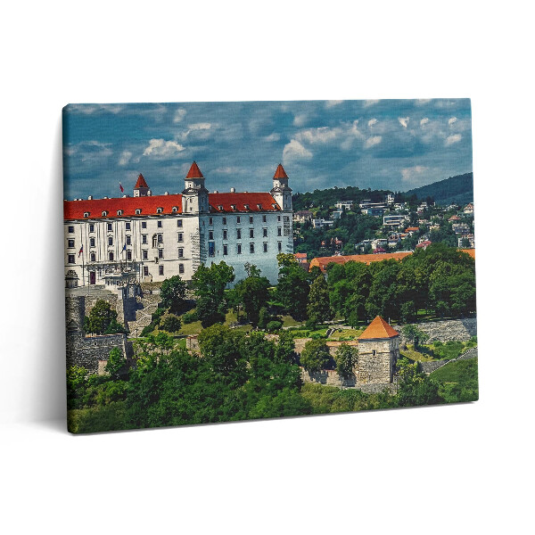 Pictură pe pânză 80x60 Castelul Bratislava