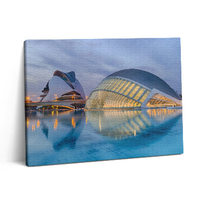 Pictură pe pânză 80x60 Orașul Apusului de Soare