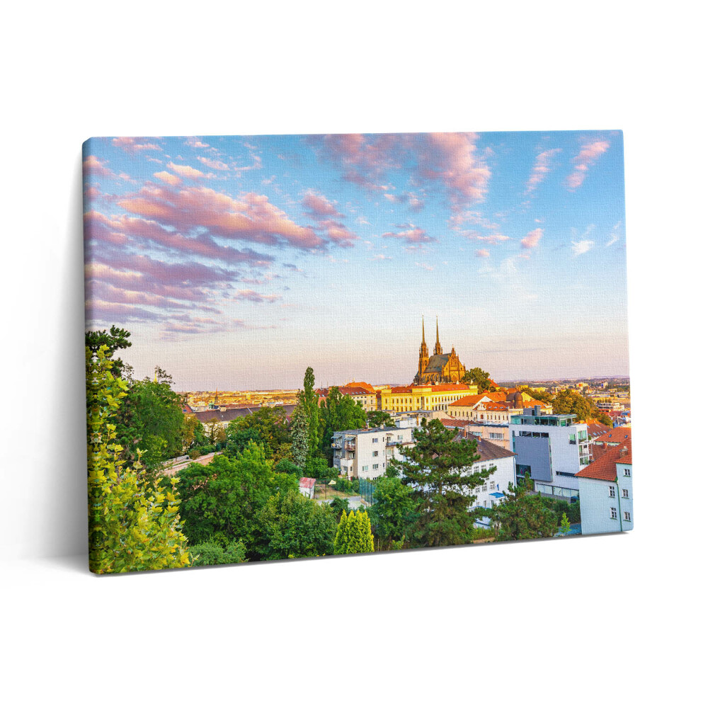 Pictură pe pânză 80x60 Clădiri Brno Republica Cehă
