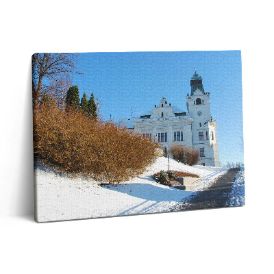 Pictură pe pânză 80x60 Orașul Ostrava iarna