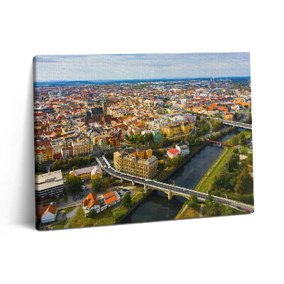 Pictură pe pânză 80x60 Peisajul orașului Pilsen