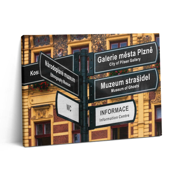 Pictură pe pânză 80x60 Indicele Pilsen