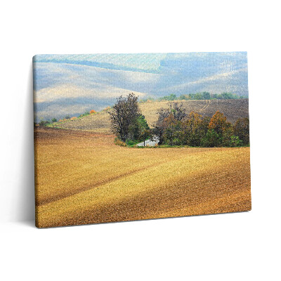 Pictură pe pânză 80x60 Peisaj rural moravian