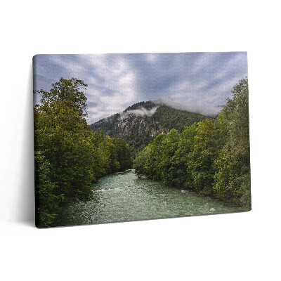 Pictură pe pânză 80x60 Peisaj montan al Germaniei