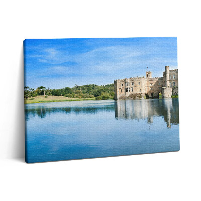 Pictură pe pânză 80x60 Castelul Leeds din Anglia