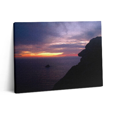 Pictură pe pânză 80x60 Cap de piatră