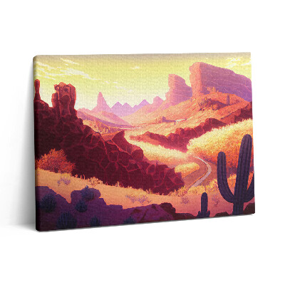 Pictură pe pânză 80x60 Ilustrație a deșertului Arizona