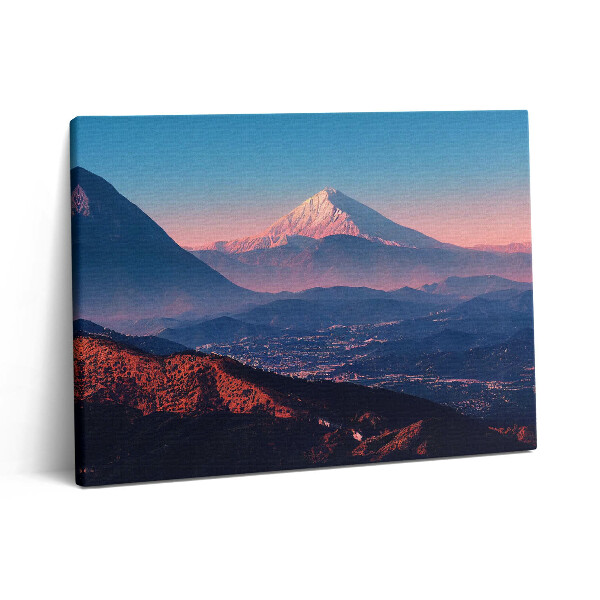 Pictură pe pânză 80x60 Munții San Antonio din SUA