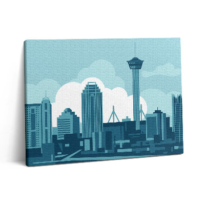 Pictură pe pânză 80x60 Arhitectură San Antonio SUA