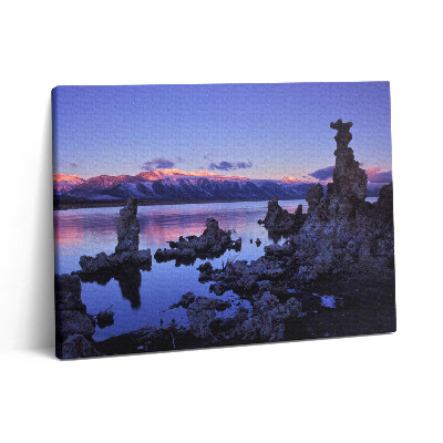Pictură pe pânză 80x60 Lacul Mono din California, SUA