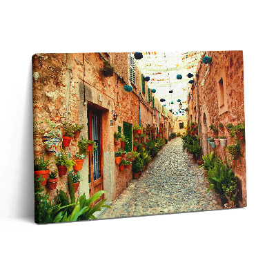 Pictură pe pânză 80x60 O stradă din satul Valldemossa