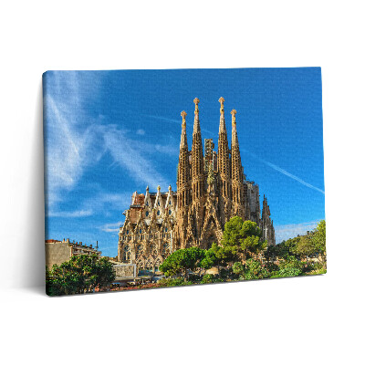 Pictură pe pânză 80x60 Catedrala Sagrada Familia
