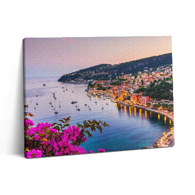 Pictură pe pânză 80x60 Riviera Franceză