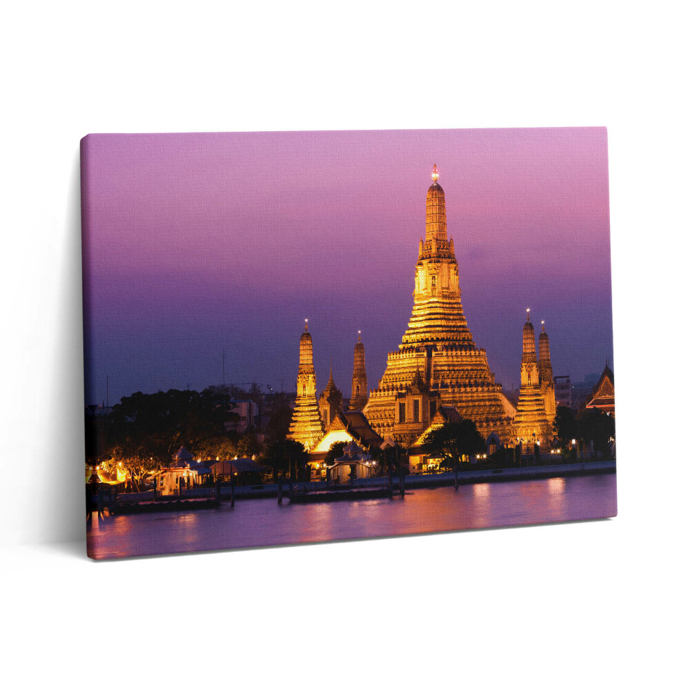 Pictură pe pânză 80x60 Templu în Bangkok, Thailanda