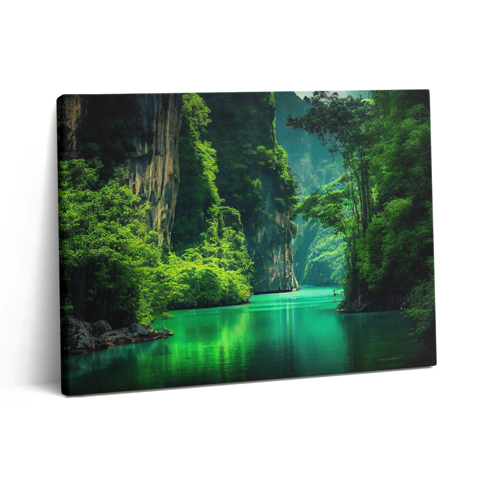 Pictură pe pânză 80x60 Călătorie în Thailanda