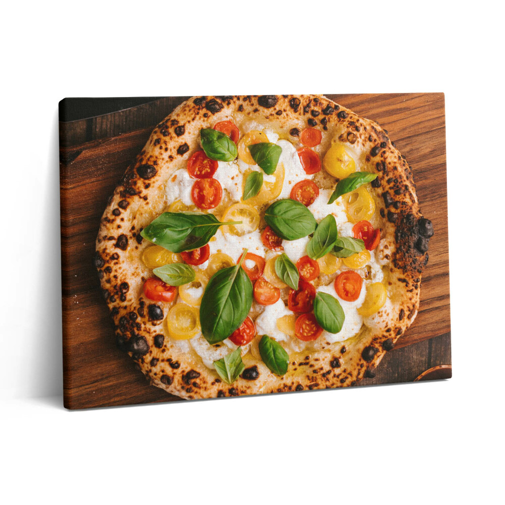 Pictură pe pânză 80x60 Bucătărie italiană Pizza Gastronomie
