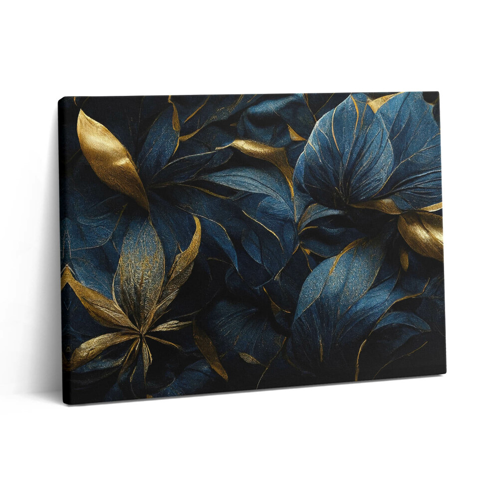 Pictură pe pânză 80x60 Flori decorative