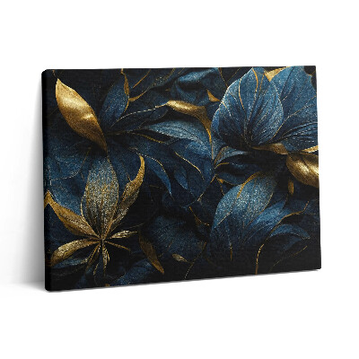 Pictură pe pânză 80x60 Flori decorative