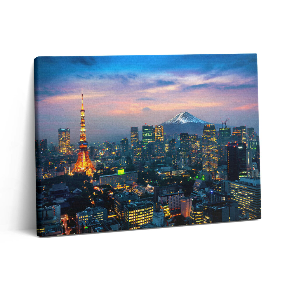 Pictură pe pânză 80x60 Orașul noaptea