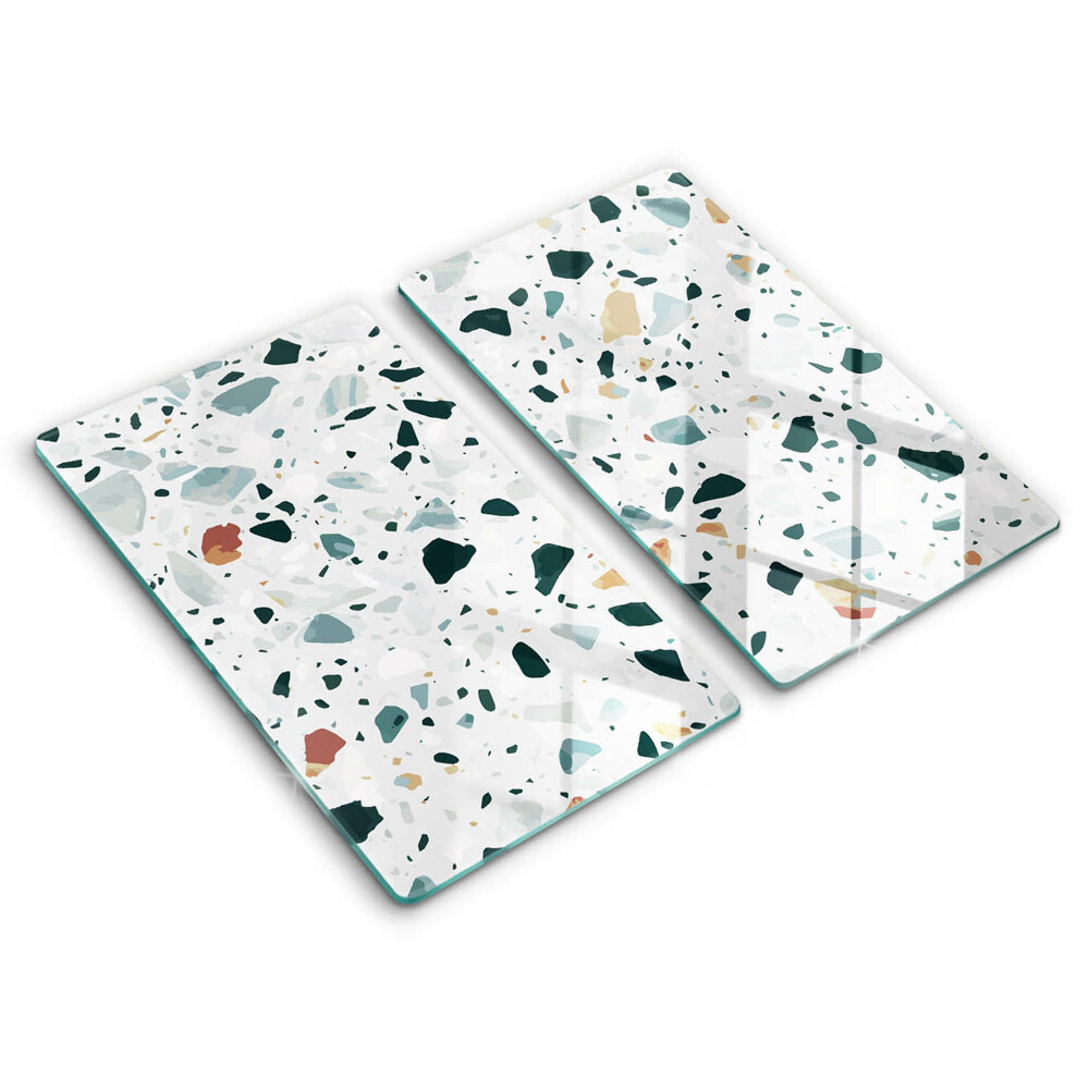 Placă din sticla protectie perete Gresie deschisă la culoare