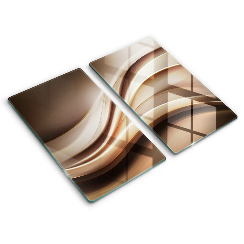 Placă de protecție pentru plita Linii moi abstracte