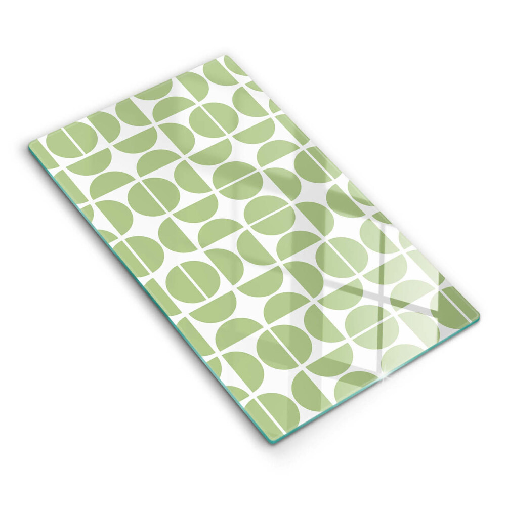 Placă din sticla protectie perete bucatarie Model de forme boho