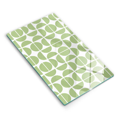 Placă din sticla protectie perete bucatarie Model de forme boho